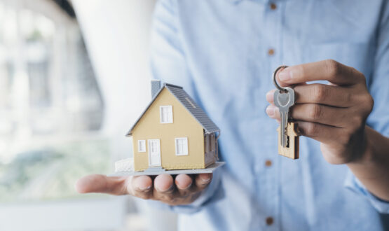 Giving, offering, demonstration, holding house keys.